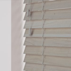 Acacia Wood Venetian Blinds with cords